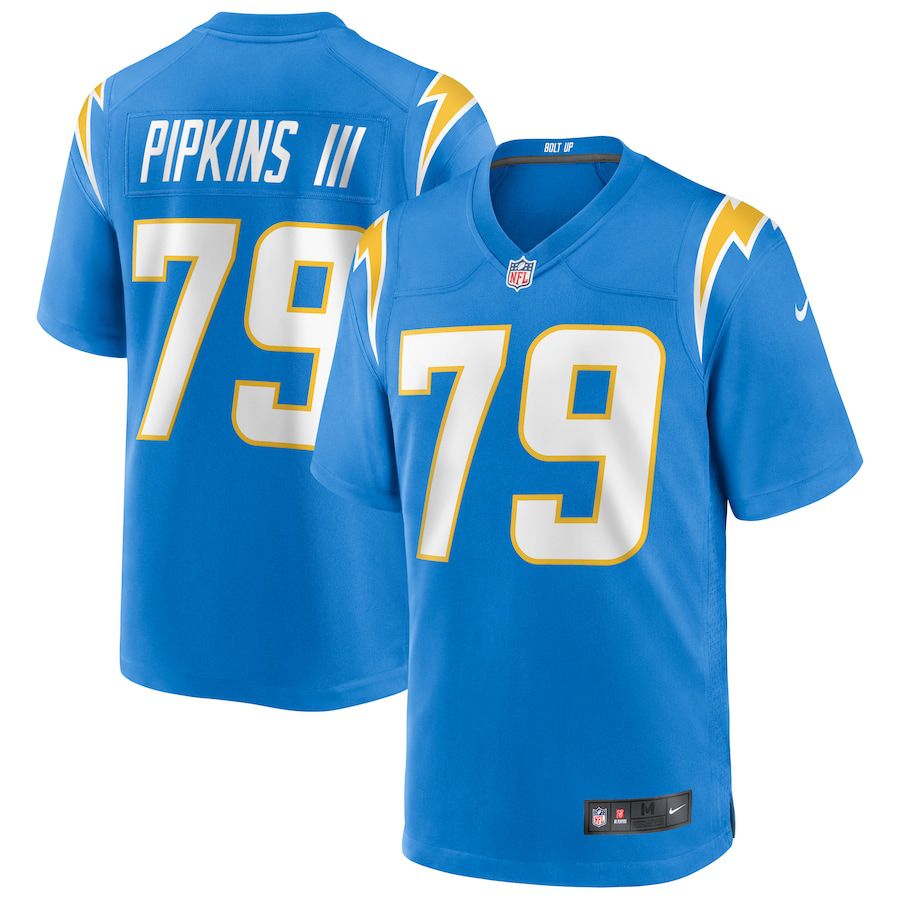 Men Los Angeles Chargers #79 Trey Pipkins III Nike Powder Blue Game NFL Jersey->los angeles chargers->NFL Jersey